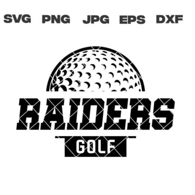 10011 Raiders SVG Raiders Golf SVG Golf svg png jpg dxf eps Cricut Files Digital Clip Art Sublimation Vector Instant Download