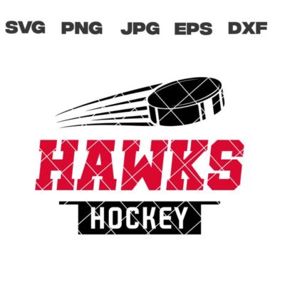 10017 Hawks svg Hawks Hockey svg Hockey svg png jpg dxf eps Cricut Files Digital Silhouette Instant Download