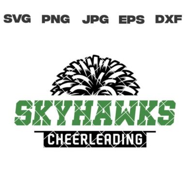 10021 Skyhawks SVG Skyhawks Cheerleading SVG Cheerleading svg png jpg dxf eps Cricut Files Digital Download Sublimation Vector