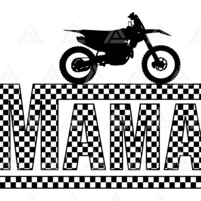 1003 Checkered Mama Svg Mama Png Racing Mama T shirt Design Motocross Motorbike Race Mama Retro Mama Cut File Cricut Png Pdf Vector