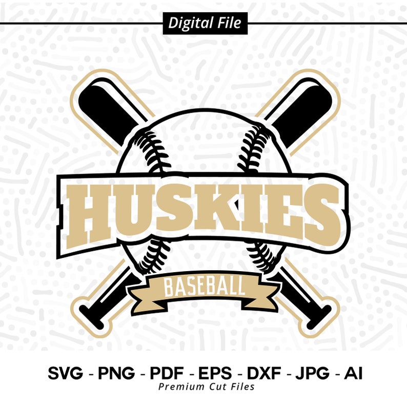 1004 Huskies Baseball SVG PNG Baseball svg Huskies svg Baseball Shirt svg Baseball Mom svg Huskies Pride svg Huskies Cheer svg Cricut