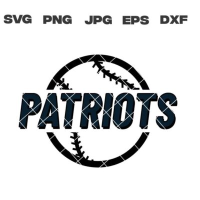 10069 Patriots SVG Patriots Baseball SVG Baseball Team SVG Cricut Files Digital Download T Shirt Design Silhouette Files Instant Download