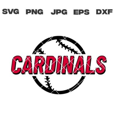 10071 Cardinals SVG Cardinals Baseball SVG Baseball Team SVG Cricut Files Digital Download T Shirt Design Silhouette Files Instant Download