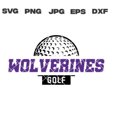 10094 Wolverines SVG Wolverines Golf SVG Golf svg png jpg dxf eps Cricut Files Digital Clip Art Sublimation Vector Instant Download