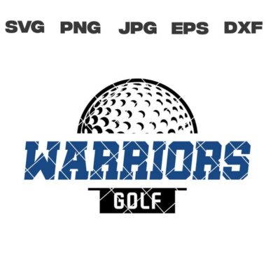 10096 Warriors SVG Warriors Golf SVG Golf svg png jpg dxf eps Cricut Files Digital Clip Art Sublimation Vector Instant Download