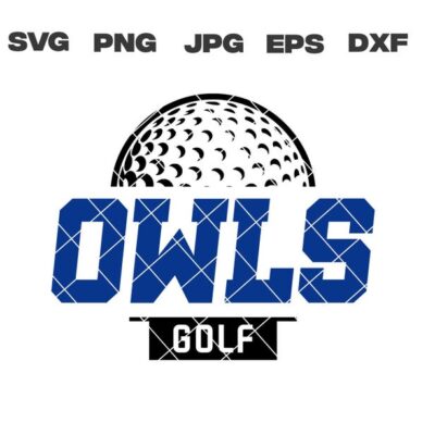 10115 Owls SVG Owls Golf SVG Golf svg png jpg dxf eps Cricut Files Digital Clip Art Sublimation Vector Instant Download