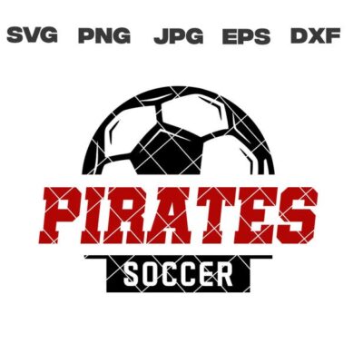 10117 Pirates SVG Pirates Soccer SVG Soccer svg png jpg dxf eps Cricut Files Digital Download Clip Art Instant Download