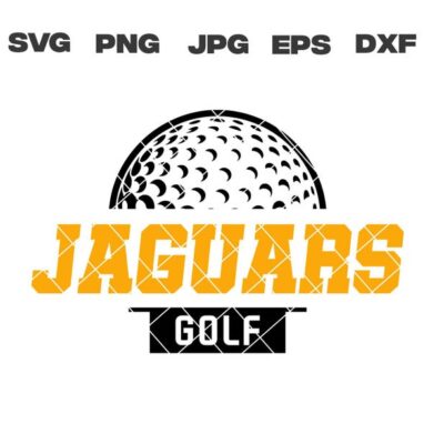 10130 Jaguars SVG Jaguars Golf SVG Golf svg png jpg dxf eps Cricut Files Digital Clip Art Sublimation Vector Instant Download