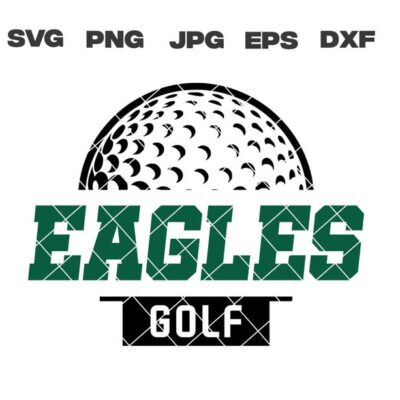 10139 Eagles SVG Eagles Golf SVG Golf svg png jpg dxf eps Cricut Files Digital Clip Art Sublimation Vector Instant Download