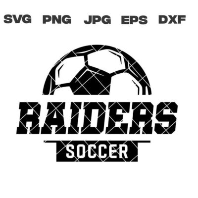 10161 Raiders SVG Raiders Soccer SVG Soccer svg png jpg dxf eps Cricut Files Digital Download Clip Art Instant Download