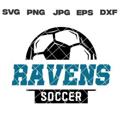 10192 Ravens SVG Ravens Soccer SVG Soccer svg png jpg dxf eps Cricut Files Digital Download Clip Art Instant Download