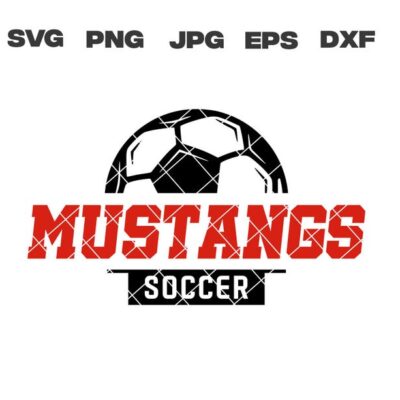 10196 Mustangs SVG Mustangs Soccer SVG Soccer svg png jpg dxf eps Cricut Files Digital Download Clip Art Instant Download