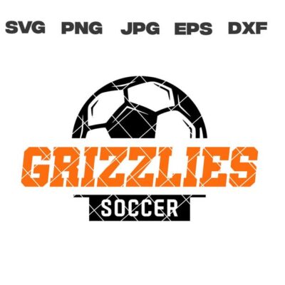 10212 Grizzlies SVG Grizzlies Soccer SVG Soccer svg png jpg dxf eps Cricut Files Digital Download Clip Art Instant Download