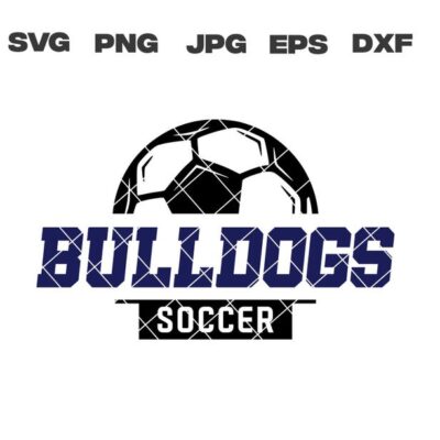 10221 Bulldogs SVG Bulldogs Soccer SVG Soccer svg png jpg dxf eps Cricut Files Digital Download Clip Art Instant Download