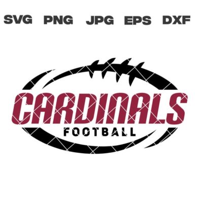 10232 Cardinals SVG Cardinals Football SVG Football Team svg png jpg dxf eps Cricut Files Digital Download Silhouette Instant Download