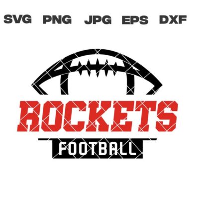 10237 Rockets SVG Rockets Football SVG Football Team svg png jpg dxf eps Cricut Files Digital Download Silhouette Instant Download