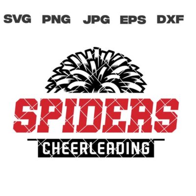 10260 Spiders SVG Spiders Cheerleading SVG Cheerleading svg png jpg dxf eps Cricut Files Digital Download Sublimation Vector