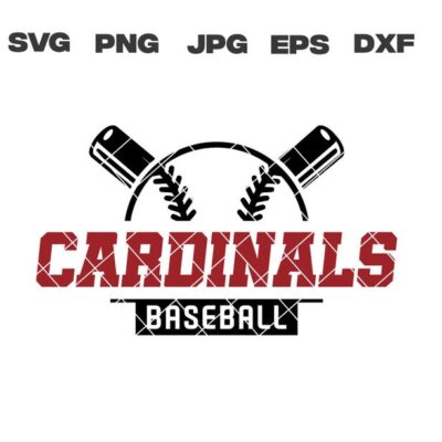 10301 Cardinals SVG Cardinals Baseball SVG Baseball Team svg png jpg dxf eps Cricut Files Digital Download Silhouette Instant Download