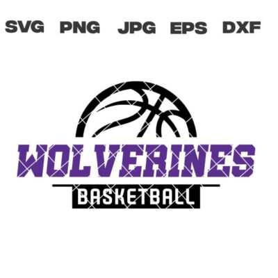 10304 Wolverines SVG Wolverines Basketball SVG Basketball Team svg png jpg dxf eps Cricut Files Digital Silhouette Instant Download