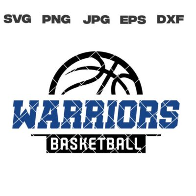 10305 Warriors SVG Warriors Basketball SVG Basketball Team svg png jpg dxf eps Cricut Files Digital Silhouette Instant Download