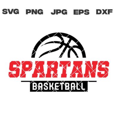 10310 Spartans SVG Spartans Basketball SVG Basketball Team svg png jpg dxf eps Cricut Files Digital Silhouette Instant Download