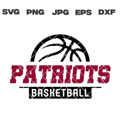 10322 Patriots SVG Patriots Basketball SVG Basketball Team svg png jpg dxf eps Cricut Files Digital Silhouette Instant Download