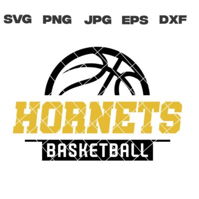 10331 Hornets SVG Hornets Basketball SVG Basketball Team svg png jpg dxf eps Cricut Files Digital Silhouette Instant Download