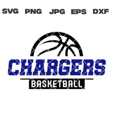 10341 Chargers SVG Chargers Basketball SVG Basketball Team svg png jpg dxf eps Cricut Files Digital Silhouette Instant Download