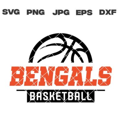 10347 Bengals SVG Bengals Basketball SVG Basketball Team svg png jpg dxf eps Cricut Files Digital Download Silhouette Instant Download