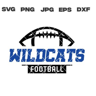 10353 Wildcats SVG Wildcats Football SVG Football Team svg png jpg dxf eps Cricut Files Digital Download Silhouette Instant Download