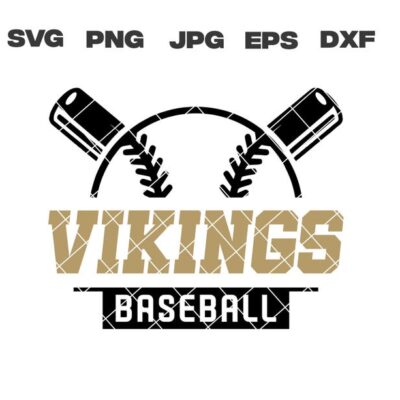 10359 Vikings SVG Vikings Baseball SVG Baseball Team svg png jpg dxf eps Cricut Files Digital Download Silhouette Instant Download