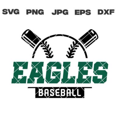 10374 Eagles SVG Eagles Baseball SVG Baseball Team svg png jpg dxf eps Cricut Files Digital Download Silhouette Instant Download