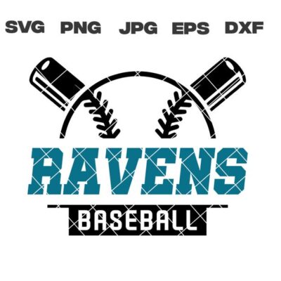 10380 Ravens SVG Ravens Baseball SVG Baseball Team svg png jpg dxf eps Cricut Files Digital Download Silhouette Instant Download