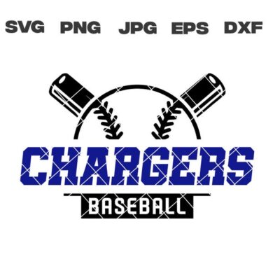 10396 Chargers SVG Chargers Baseball SVG Baseball Team svg png jpg dxf eps Cricut Files Digital Download Silhouette Instant Download