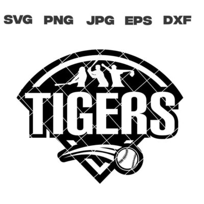 10405 Tigers SVG Tigers Baseball SVG Baseball Team svg png jpg dxf eps Cricut Files Digital Download Silhouette Instant Download