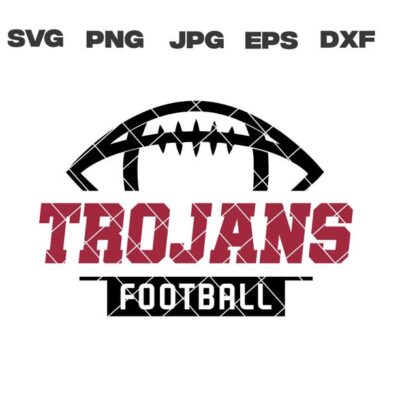 10435 Trojans SVG Trojans Football SVG Football Team svg png jpg dxf eps Cricut Files Digital Download Silhouette Instant Download