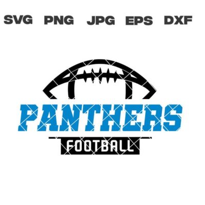 10446 Panthers SVG Panthers Football SVG Football Team svg png jpg dxf eps Cricut Files Digital Download Silhouette Instant Download