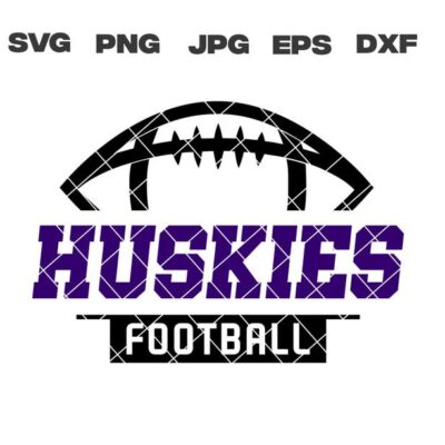 10457 Huskies SVG Huskies Football SVG Football Team svg png jpg dxf eps Cricut Files Digital Download Silhouette Instant Download