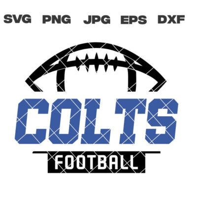 10463 Colts SVG Colts Football SVG Football Team svg png jpg dxf eps Cricut Files Digital Download Silhouette Instant Download