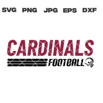 10506 Cardinals SVG Cardinals Football SVG Football Team SVG Cricut Files Digital Download T Shirt Design Silhouette Files Instant Download