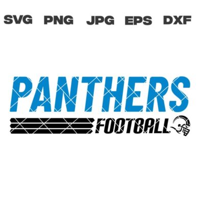 10507 Panthers SVG Panthers Football SVG Football Team SVG Cricut Files Digital Download T Shirt Design Silhouette Files Instant Download