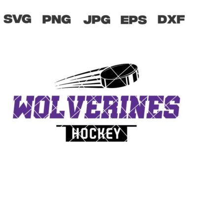 10509 Wolverines svg Wolverines Hockey svg Hockey svg png jpg dxf eps Cricut Files Digital Silhouette Instant Download