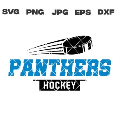 10537 Panthers svg Panthers Hockey svg Hockey svg png jpg dxf eps Cricut Files Digital Silhouette Instant Download