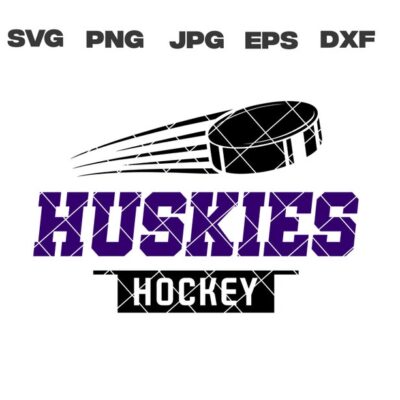 10543 Huskies svg Huskies Hockey svg Hockey svg png jpg dxf eps Cricut Files Digital Silhouette Instant Download