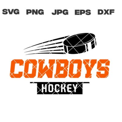 10549 Cowboys svg Cowboys Hockey svg Hockey svg png jpg dxf eps Cricut Files Digital Silhouette Instant Download