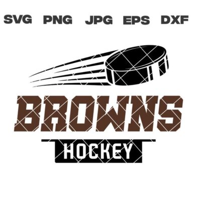 10554 Browns svg Browns Hockey svg Hockey svg png jpg dxf eps Cricut Files Digital Silhouette Instant Download