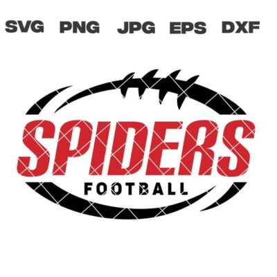 10572 Spiders SVG Spiders Football SVG Football Team svg png jpg dxf eps Cricut Files Digital Download Silhouette Instant Download