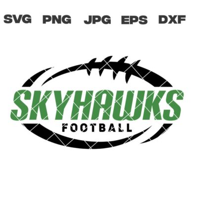 10573 Skyhawks SVG Skyhawks Football SVG Football Team svg png jpg dxf eps Cricut Files Digital Download Silhouette Instant Download