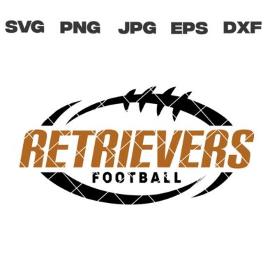 10576 Retrievers SVG Retrievers Football SVG Football Team svg png jpg dxf eps Cricut Files Digital Download Silhouette Instant Download