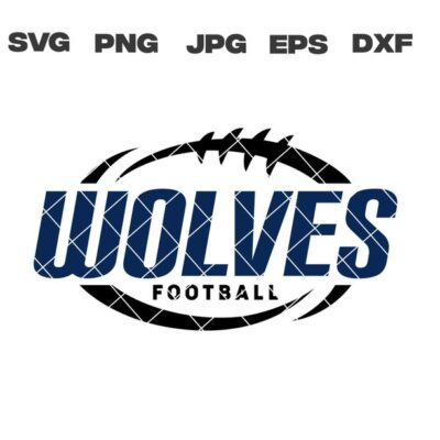 10588 Wolves SVG Wolves Football SVG Football Team svg png jpg dxf eps Cricut Files Digital Download Silhouette Instant Download